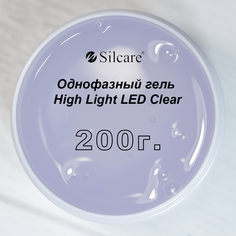Гель для наращивания Silcare LED Clear 200 мл