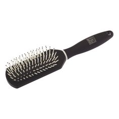 Щётка DEWAL BEAUTY для волос массажная прямоугольная Бархат DBBA1 черный 24 см