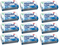 Твердое мыло Absolut Ультразащита, 90 г х 12 шт