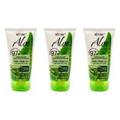Гель-уход Витэкс 7 в 1 Aloe 97% для лица рук и тела 150 мл 3 шт Viteks