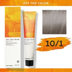 Стойкая краска для волос Elgon Get the Color 10/1 Светлый блонд Пепельный, 100 мл