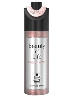 Дезодорант спрей Milestone Beauty of life pink crystal женский 200 мл