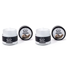 Крем для лица Lebelage Ampule Cream Black Snail с муцином черной улитки 70 мл 2 шт
