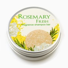 Твердый шампунь Rosemary Fresh Розмарин, органический, с эфирным маслом, 60 г No Brand