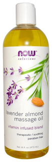 Масло для тела Now Lavender Almond Massage Oil 473 мл
