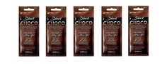 Крем для солярия на основе алоэ Choco Black 25хbronzer с какао кофе Ши прополис 15мл х 5шт SOL Bianca
