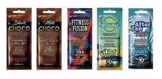 Крем для солярия Choco Black, Choco Milk, Fitness Fusion, Hawaii, After Tan 15 мл х 5 шт. SOL Bianca