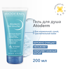 Гель для лица и тела Bioderma Atoderm очищающий, для сухой и чувствительной кожи 200 мл