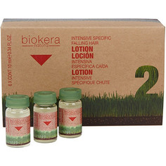 Лосьон против выпадения и для роста волос Biokera Locion Intensiva Especifica Caida 6х10мл Salerm
