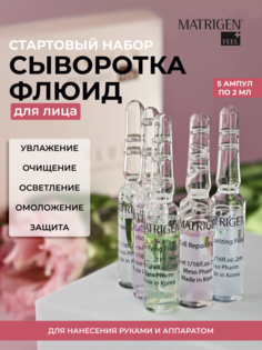 Сыворотка под мезороллер Matrigen Fluid Sample Pouch стартовый набор 5 шт х 2 мл