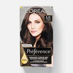 Краска для волос LOreal Paris Preference, 5.21 нотр-дам, глубокий, каштановый, 174 мл