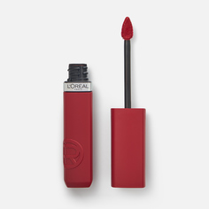 Жидкая матовая помада LOreal Paris Infaillible тон 420 Le Rouge Paris