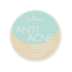 Альгинатная маска ANTI ACNE маска для проблемной кожи с солодкой и ромашкой Eco mirai