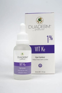 Сыворотка от мешков под глазами с Vit K2 для кожи вокруг глаз, от отеков и морщин 30 мл Duaderm