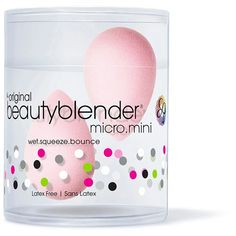 Спонж для макияжа beautyblender micro.mini bubble Светло-розовый 2 шт