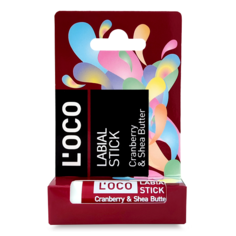 Бальзам для губ L’OCO Клюква & Масло ши 5,1 гр Loco