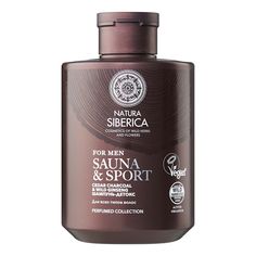Шампунь Natura Siberica Sauna & Sport for Men Cedar Charcoal & Wild Ginseng 300 мл