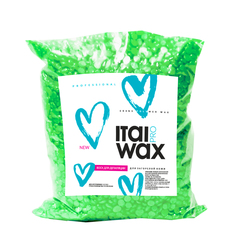 Воск для депиляции ItaiWax гелевый гранулы GREEN BARBIE, 500 г