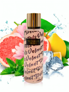 Парфюмированный спрей мист Victorias Secret Velvet Petals Shimmer для тела 250 мл