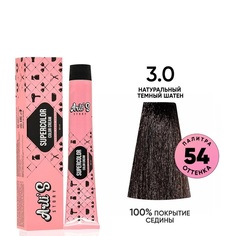 Крем-краска для волос Arlis Story Supercolor color cream оттенок 3.0, 60 мл
