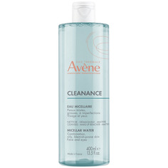 Мицеллярная вода Avene Cleanance для жирной кожи склонной к акне 400 мл