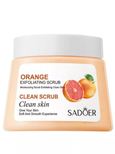 Отшелушивающий скраб для тела Sadoer orange 250г
