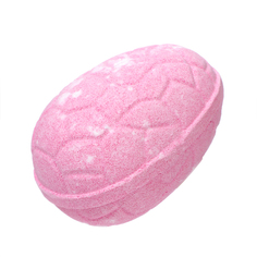Бомбочка для ванны Яйцо дракона, розовая, с игрушкой, 140 г No Brand