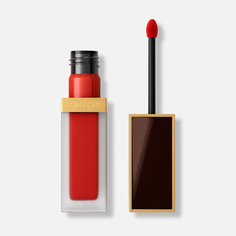 Помада для губ Tom Ford Liquid Lip Luxe Matte жидкая, №16 Scarlet Rouge, 6 мл