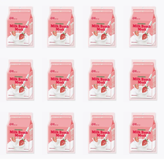 Маска для лица G9SKIN тканевая Strawberry 25 мл 12 шт
