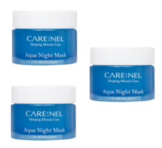 Маска для лица Care:Nel Aqua Night Mask увлажняющая ночная 15 мл 3 шт