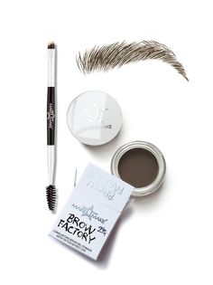 Помада для бровей 24 часа устойчивости BROW FACTORY B3 BROWNIE для шатенок с кистью Make U Make