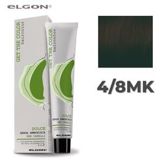 Крем-краска Elgon Get the Color Dolce 4/8MK Шатен Шоколадный мокка 100 мл