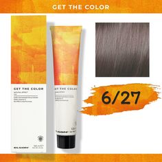 Стойкая краска для волос Elgon Get the Color 6/27 Темно-русый Бежево-жемчужный, 100 мл