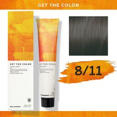 Стойкая краска для волос Elgon Get the Color 8/11 Светло-русый Пепельный интенсивный, 100