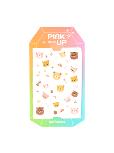 Наклейки для ногтей Pink Up Decor Nail Stickers переводные тон 13