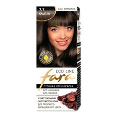 Краска для волос Fara Eco Line тон 7.7 Каштан 100 мл