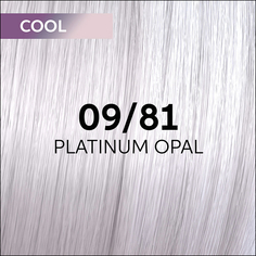 Гель-крем краска Wella Professionals Shinefinity 09.81 Платиновый опал