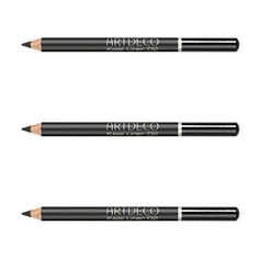 Карандаш для век ARTDECO Kajal тон 02 Черный 1.1 г 3 шт