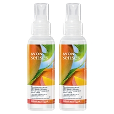 Лосьон-спрей для тела Avon Senses Освежающий Тропическое путешествие 100 мл 2шт