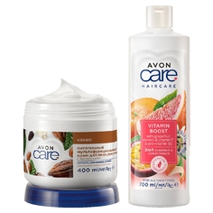 Набор Avon Care крем питательный шампунь-кондиционер 2в1 Витаминный заряд