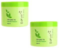 Крем WELCOS Green Tea Fresh Cleansing Cream 300 г 2 шт