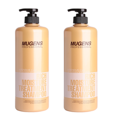 Шампунь WELCOS Mugens Rich Moisture Treatment Shampoo 1 л 2 шт