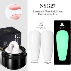 Born Pretty, Гель-пластилин 56032-05 LUMINOUS Non-stick hand extension gel, 15 мл
