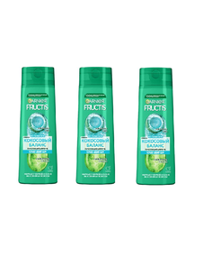 Шампунь для волос Garnier Кокосовый баланс 400 мл 3 шт