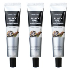 Крем для глаз Lebelage Black Snail Eye Cream с экстрактом черной улитки 40 мл 3 шт