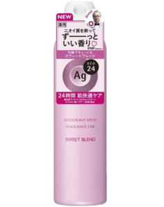 Антиперспирант Shiseido Ag DEO24 спрей, с ионами серебра, со сладким ароматом, 142 г