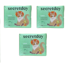 Прокладки Secret day Love Ультратонкие дышащие S size, 18 шт х 3 уп