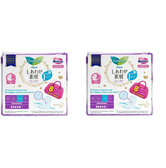 Прокладки Laurier F Женские дневные супертонкие гигиенические с крылышками 25 см 8 шт 2 уп