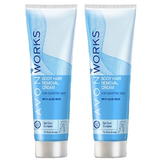 Крем-депилятор Avon Works для чувствительной кожи, 100 мл х 2 шт