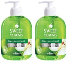 Мыло Белита для рук Sweet moments Зеленое яблоко, 500 мл, 2шт Bielita